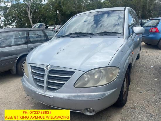 ssangyong Stavic 2005 Parts & Wrecking