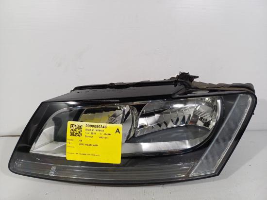 audi Q5 8R Feb 2011 LEFT HEADLAMP 