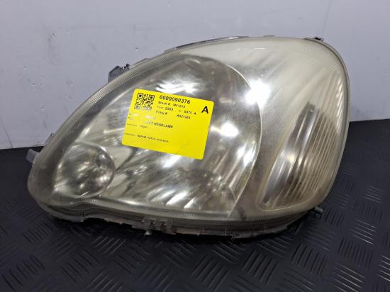 toyota Echo NCP10R Jul 2003 Left Headlamp 