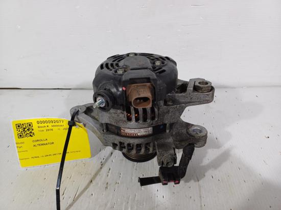 toyota Corolla ZRE172R Dec 2016 Alternator 