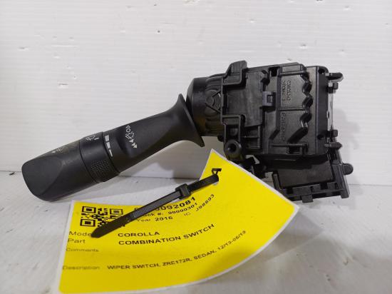 toyota Corolla ZRE172R Dec 2016 COMBINATION SWITCH 