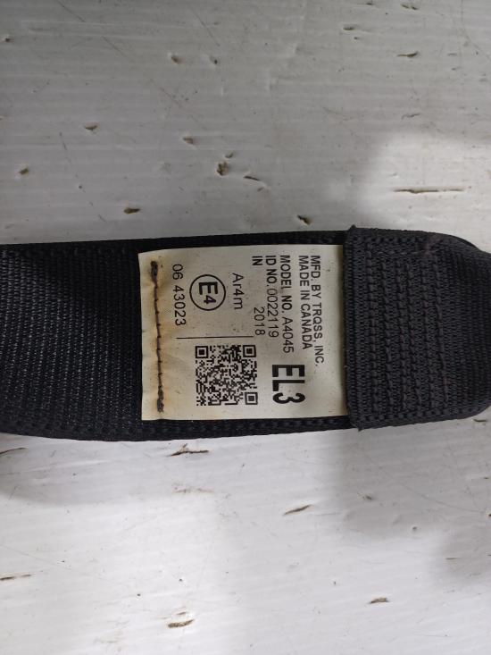 toyota Kluger GSU55R Jan 2019 SEAT BELT 