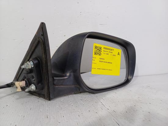 toyota Aurion GSV40R Jan 2007 RIGHT DOOR MIRROR 