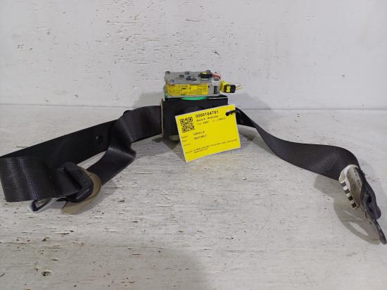 toyota Corolla ZRE152R Mar 2007 SEAT BELT 