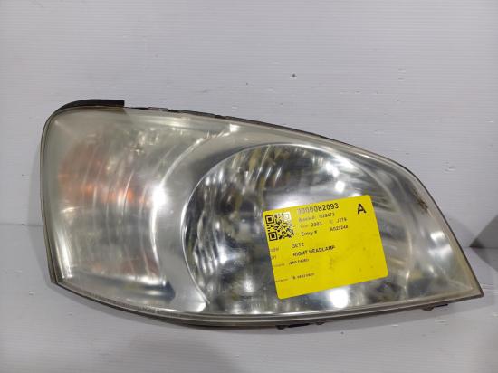 hyundai Getz 2003 RIGHT HEADLAMP