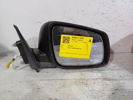 mitsubishi Lancer CJ 2011 RIGHT DOOR MIRROR