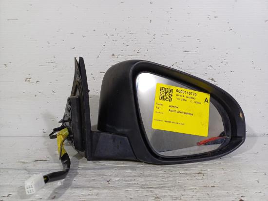 toyota Aurion 2016 RIGHT DOOR MIRROR 
