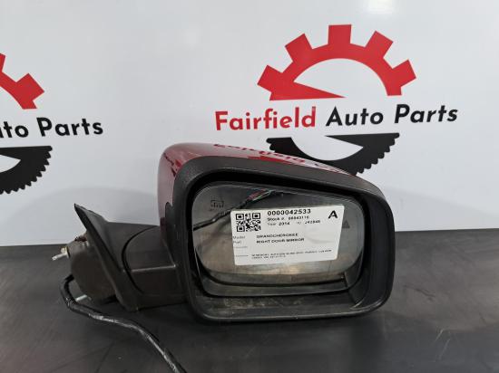 jeep Grandcherokee Oct 2014 RIGHT DOOR MIRROR 