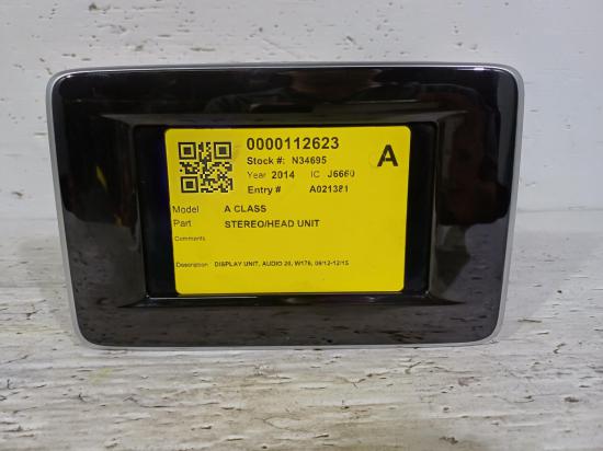 mercedes A Class W176 Nov 2014 STEREO/HEAD UNIT 