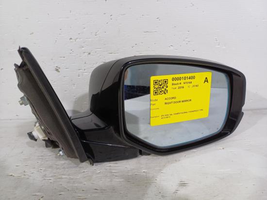 honda Accord 2016 RIGHT DOOR MIRROR 