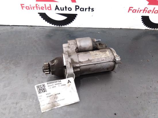 volkswagen Polo Nov 2014 STARTER MOTOR 