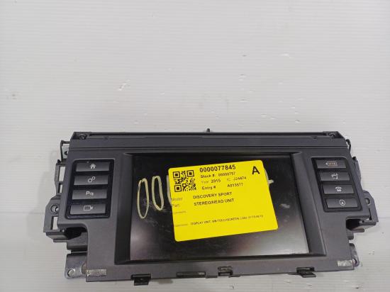 land rover Discovery Sport 2015 STEREO/HEAD UNIT 