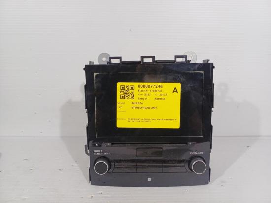 subaru Impreza 2017 STERO/HEAD UNIT 