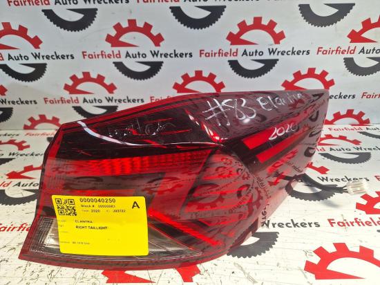 hyundai Elanntra 2020 RIGHT TAILLIGHT 