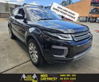 2016 Land Rover Range Rover Evoque L538 2.0DT 9 SPD AUTO AWD TD4 150 SE