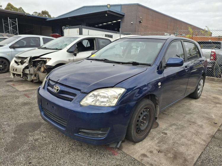 toyota Corolla ZZE122R-AHPDKQW Aug 2004 Parts & Wrecking