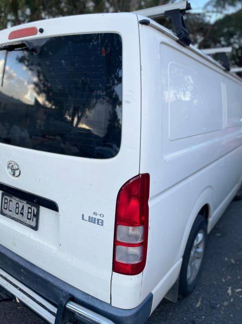 toyota Hiace 2007 Parts & Wrecking