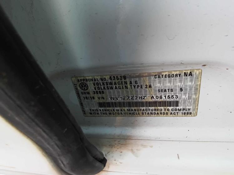 volkswagen Amarok TDI Oct 2018 Parts & Wrecking