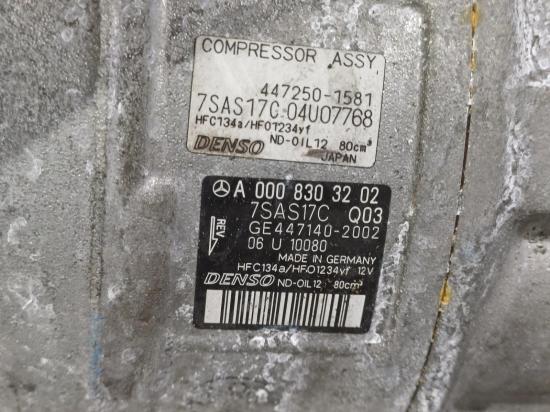 mercedes benz Glc Class X253 Sep 2017 A/C COMPRESSOR 