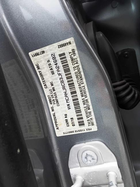 jeep Compass LIMITED Feb 2018 Parts & Wrecking
