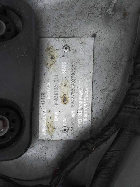 bmw 3 Series 316TI Jul 2004 Parts & Wrecking