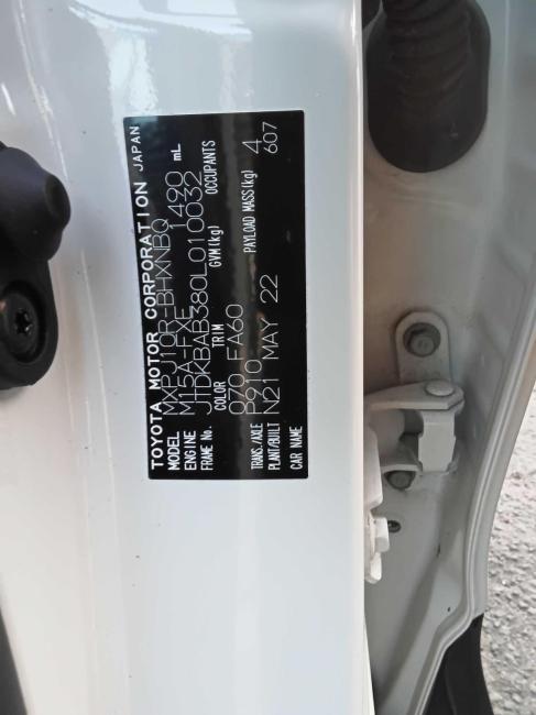 toyota Yaris Cross GX May 2022 Parts & Wrecking