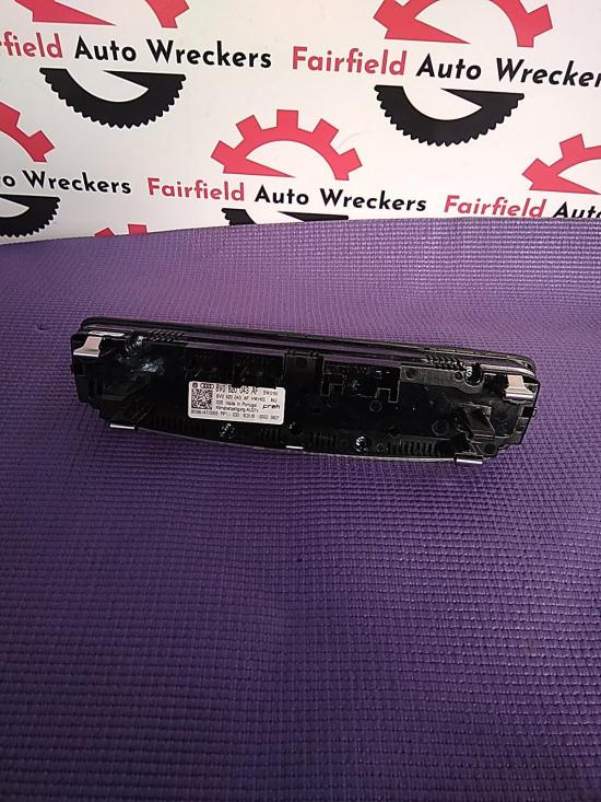 audi A3 2019 HEATEER/AC CONTROLS