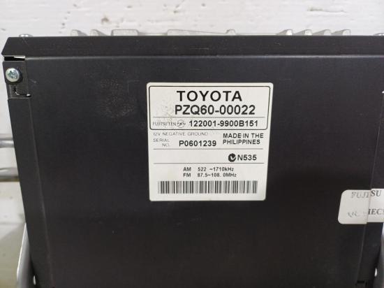 toyota Corolla ZRE152R Sep 2007 STEREO/HEAD UNIT