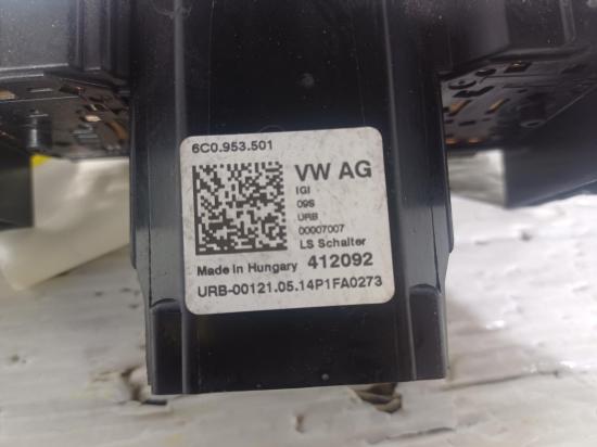 volkswagen Polo 6R Jul 2014 COMBINATION SWITCH 