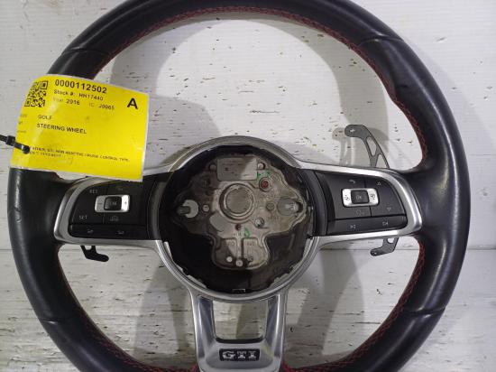 volkswagen Golf A7 Sep 2016 STEERING WHEEL 