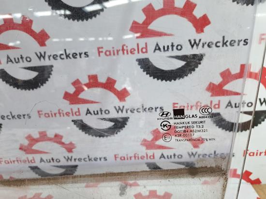 hyundai Getz 2003 LEFT FRONT DOOR WINDOW 