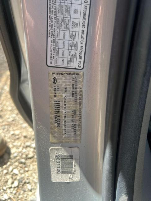 kia Carnival YP 2017 Parts & Wrecking