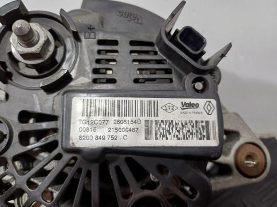 renault Megane Mar 2015 ALTERNATOR 