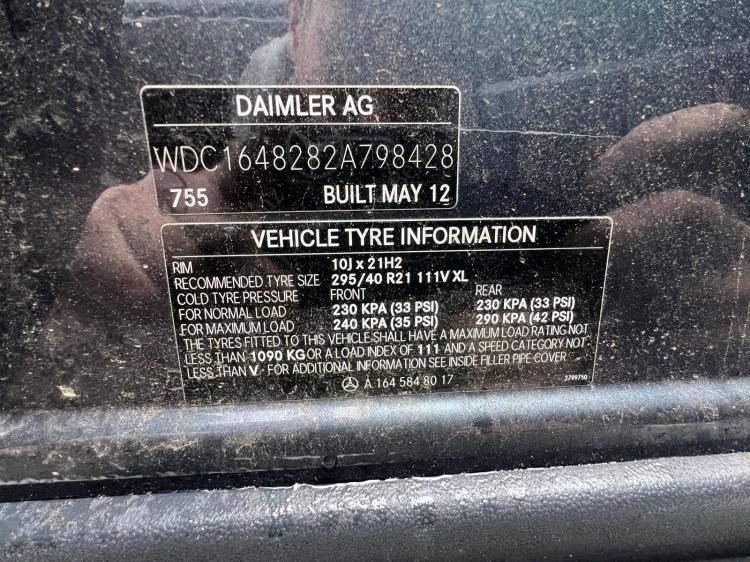 mercedes Gl Class X164 2012 Parts & Wrecking