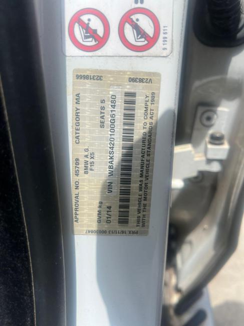 bmw X5 F15 2014 Parts & Wrecking