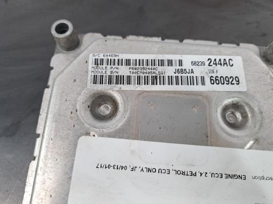 fiat Freemont Nov 2015 ECU 