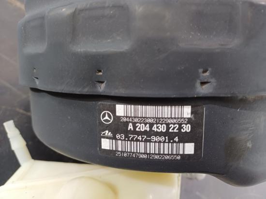 mercedes C Class Dec 2012 BRAKE BOOSTER 