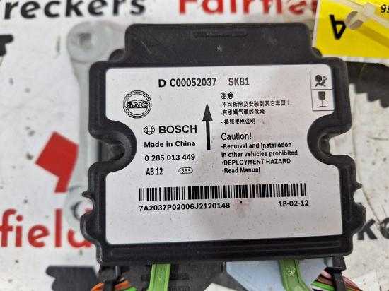 ldv T60 Jun 2018 AIRBAG MODULE/SENSOR 