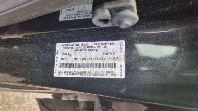 nissan Qashqai J11 2018 Parts & Wrecking