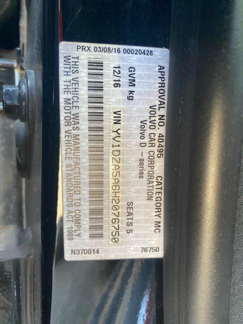 volvo Xc60 D4 2017 Parts & Wrecking