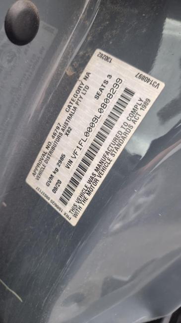 renault Trafic X82 2020 Parts & Wrecking