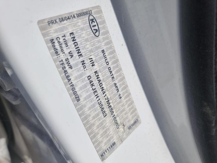 kia Optima TF 2014 Parts & Wrecking