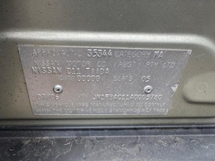 nissan Tiida 2006 Parts & Wrecking