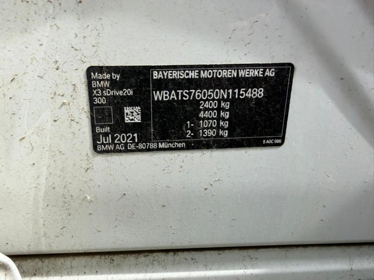 bmw X3 G01 2021 Parts & Wrecking