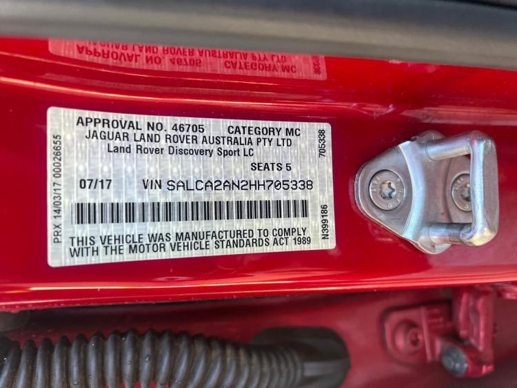 land rover Discovery Sport L550 2017 Parts & Wrecking