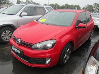 volkswagen Golf 6  Gti 2.0L 155TSI CCZ 01 2010 Parts & Wrecking