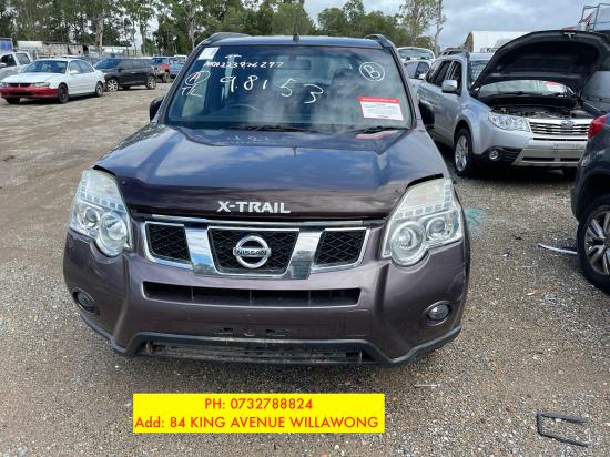 nissan Xtrail 2011 Parts & Wrecking