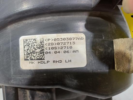 jeep Patriot 2011 LEFT HEADLAMP 