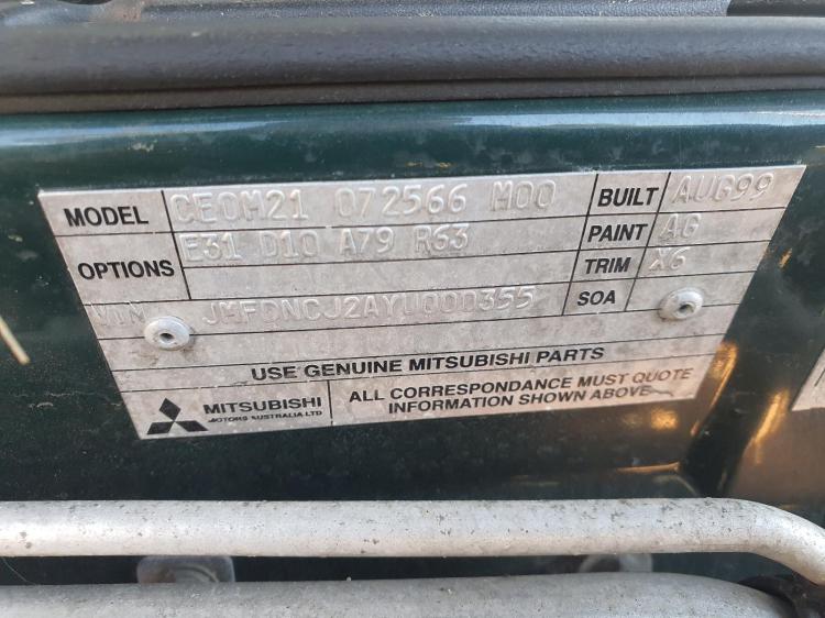 mitsubishi Lancer 1999 Parts & Wrecking