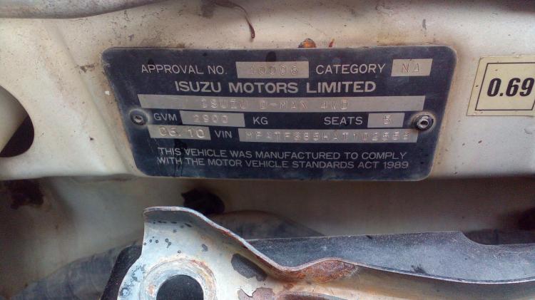 isuzu D Max SX Jun 2010 Parts & Wrecking